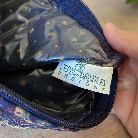 EUC Vera Bradley Vintage Retired Lined Zippered Cosmetic Pouch - Picture 5 of 5